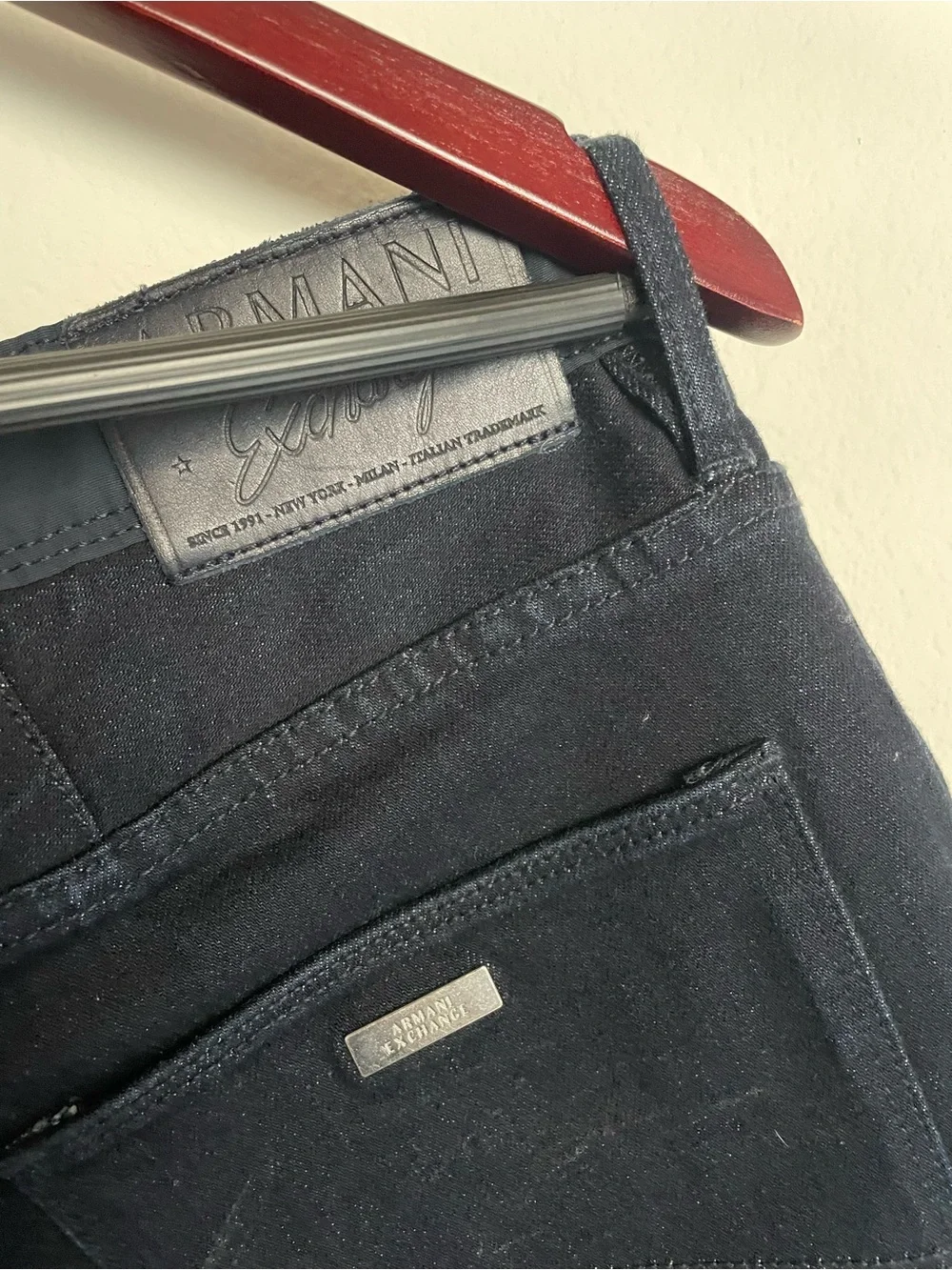 ARMANI Exchange dark blue Dress jeans Pants rare